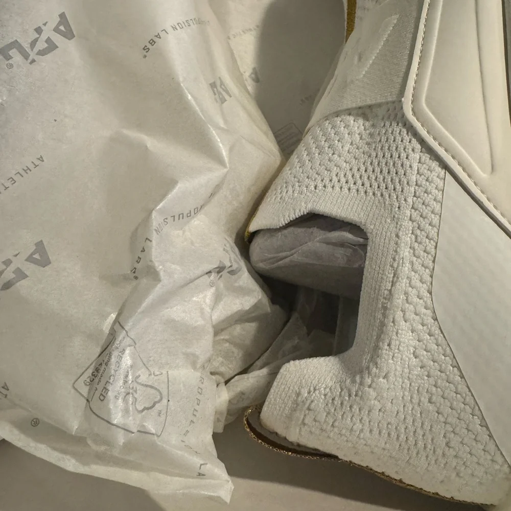 APL Ivory and Gold TechLoom Bliss Sneakers - Picture 6 of 10